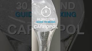 30 Second Guide to Mixing Carbopol Carbopol HighShear Cosmetics shorts mixing [upl. by Zetana284]