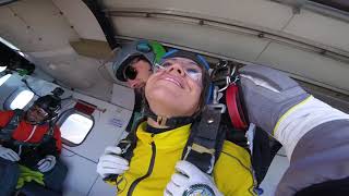 Tandem Skydive with Handy Cam Video at Skydive Spain [upl. by Pren]