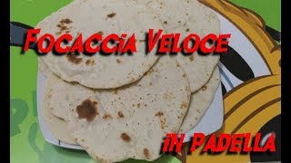 Focaccia veloce in padella Bimby Tm6 Tm5 Tm31 Tm21 Thermomix [upl. by Esinel692]