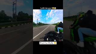 Wait For Flyby😤😤😂zx10r shorts flyby [upl. by Onitnerolf]