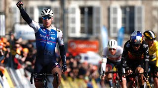 Fabio Jakobsen EASILY Beats Wout van Aert In ParisNice Sprint [upl. by Leirej]