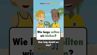 Learn German Where do you want to stay on our trip [upl. by Midas]