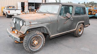 1969 Willys Jeepster Commando V6 4x4 OEM Restoration Project [upl. by Omrelliug]