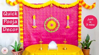 Backdrop Decoration Ideas  Makhar Decoration Ideas  Ganpati Decoration Ideas For Home [upl. by Nivlam]