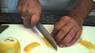 Chef Dave Tips How to zest a lemon [upl. by Jea]