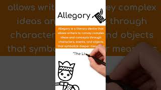 What is allegory shorts literarydevices allegory [upl. by Atem]