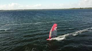 Windsurfing Veerse Meer  Drone footage  Belgian rockets [upl. by Psyche]