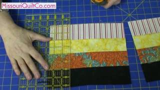 Fence Rail Quilting Block  Beginner Block Quilting Series [upl. by Anenahs]