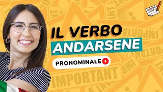 Il verbo pronominale ANDARSENE in italiano  Imparare italiano [upl. by Onaicilef701]