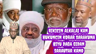 Rkicin Alkalai kan hukuncin korar sarakuna biyu daga gudan sarautar kano [upl. by Assylem]