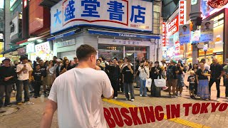 Dlow Busking In Tokyo 🇯🇵 Day 2 [upl. by Aerehs173]