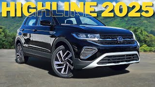 TCross Highline 2025 o que há de novo Review e test drive na estrada [upl. by Aikaj]