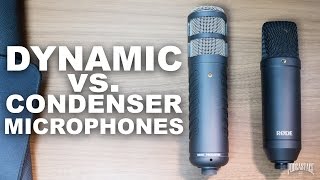 Dynamic vs Condenser Microphones Whats the Difference [upl. by Azal]