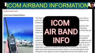 ICOM  EVERYTHING YOU NEED TO KNOW ABOUT AIRBAND RADIO [upl. by Bruning]