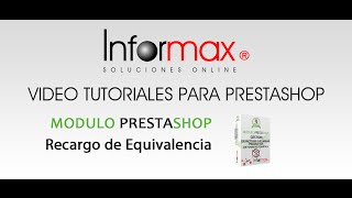 Modulo Prestashop Recargo de Equivalencia [upl. by Nette171]