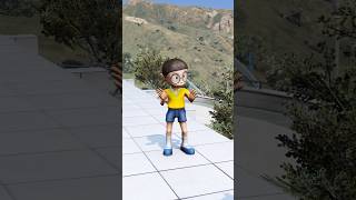 DORAEMON FALL FROM MOUNTAIN NOBITA LEFT BEHIND  gta5 shorts [upl. by Anitselec]