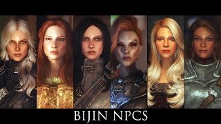 TES V  Skyrim Mods Bijin NPCs [upl. by Asirram]