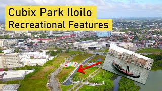 Iloilo City  Cubix Park Iloilo  Proposed Recreational Features Drone Shot [upl. by Ginder]