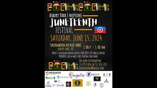 Neptune Asbury Juneteenth festival 2024 [upl. by Venator239]