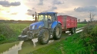 Transport de fumier de volaille en Côtes dArmorGOPRO [upl. by Sanfourd]