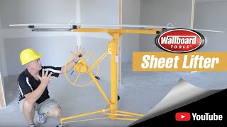 Using the Wallboard Tools Sheet Lifter [upl. by Akehsar]