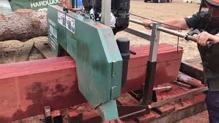 Electric Portable Sawmill  Newly upgraded [upl. by Razatlab]