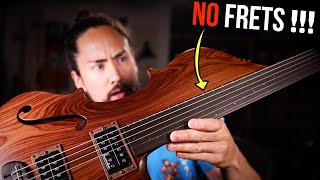 You Wont Believe How Good a Fretless Baritone Sounds [upl. by Adnilem752]