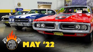 140 INCREDIBLE Classic Muscle Cars amp Customs For Sale  Unique Classic Cars May 2022 Showroom Tour [upl. by Flyn596]