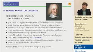 Klassische Gesellschaftsvertragstheorien Hobbes Locke und Rousseau [upl. by Puritan283]