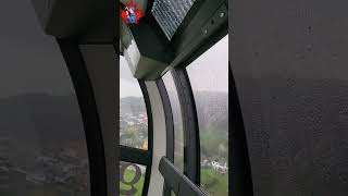 She sounds like she is in a torture chamber The thrill of the cable car ride Austria Gmunden [upl. by Brittnee]