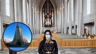 🎥🇮🇸 Explore a Hallgrímskirkja A Grande Catedral Luterana de Reykjavík em 4K  Joanna Maria [upl. by Tamah]