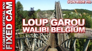 Loup Garou  Walibi Belgium  OnRide ECam HD [upl. by Lathrop529]