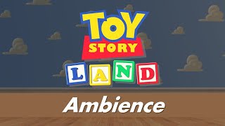 Toy Story Land Ambience  Disney World Toy Story Land Hollywood Studios Scenescape [upl. by Baalman]