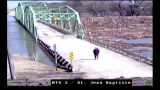 Flood fight timelapse from roadway to washed out [upl. by Hibbs]