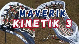 Maverik Kinetik 3 stringing pattern and shooting [upl. by Pappano]