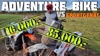 Adventure VS Sportgerät 890 vs 450 dakar23 [upl. by Osgood660]