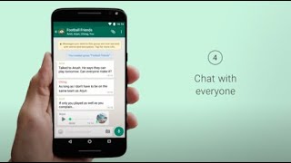 How To Make a Group Chat  WhatsApp [upl. by Yedorb438]