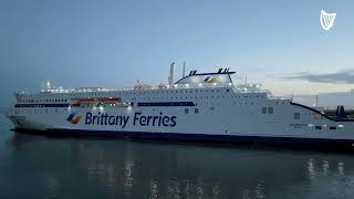 Sneak peek Brittany Ferries has launched its new service the ‘Salamanca’ from Rosslare to Bilbao [upl. by Annatnom]