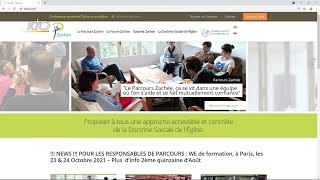 Le site web Zachée [upl. by Neemsaj]