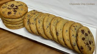 Easy CHOCOLATE CHIP COOKIE Recipe  Crisp Outside Soft amp Chewy Inside [upl. by Di]