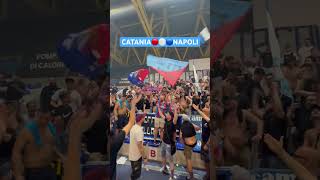 CATANIA e NAPOLI GEMELLAGGIO tra le due tifoserie al termine della FINALE SCUDETTO  NAPOLI FUTSAL [upl. by Pazia]