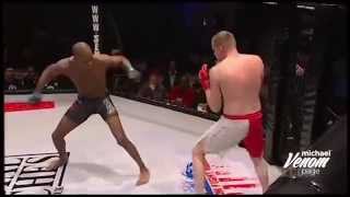 Michael Venom Page vs Ben Dishman Tornado Kick KO [upl. by Terbecki]