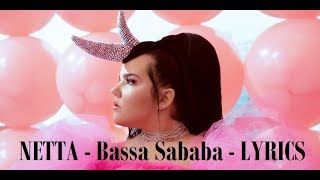 NETTA  Bassa Sababa  LYRICS [upl. by Ttebroc]