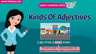 Kinds Of Adjectives  English Grammar  Grade 4 amp 5  Tutway [upl. by Rinum]