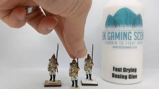 Basing and Magnetising 28mm Victrix Austrian Napoleonic Miniatures [upl. by Aisatsana]