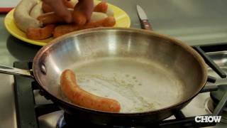 How to Crisp Up a Sausage  CHOW Tip [upl. by Sutherland471]