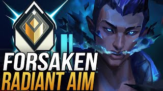 THE POWER OF RADIANT AIM  f0rsakeN  VALORANT HIGHLIGHTS [upl. by Edda]