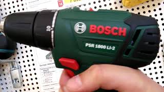 Дрель и шуруповерт BOSCH PSR 1800 LI2 [upl. by Eenwahs]