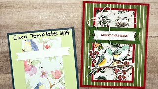 Template Tuesday  Stampin’ Up Card Template 14 [upl. by Sorci]