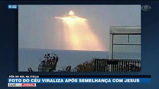 Foto do céu viraliza após semelhança com Jesus [upl. by Paymar]